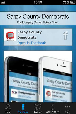 Sarpy County Democrats screenshot 2