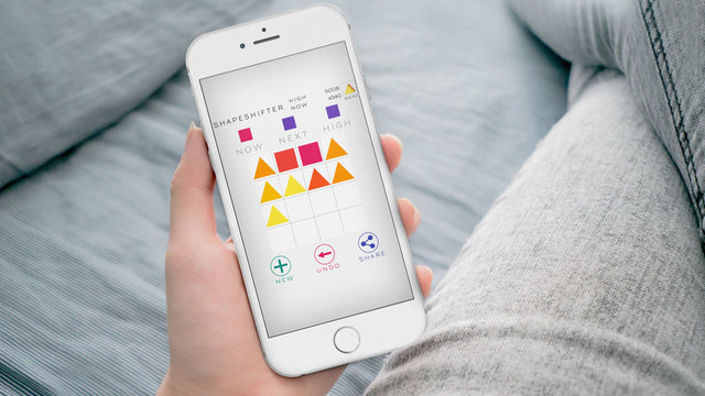 【免費遊戲App】Shape Shifter - A 2048 Geometric Approach-APP點子