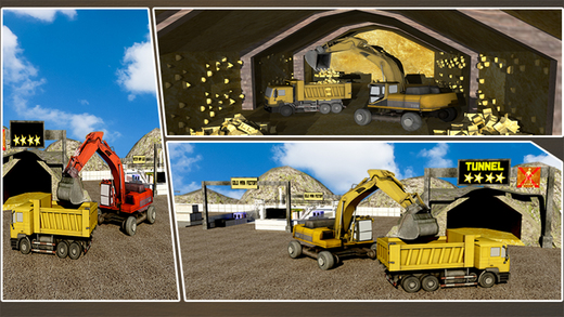 【免費遊戲App】Gold Mining Simulator - Truck & Excavator-APP點子