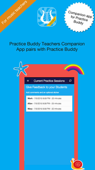 Practice Buddy Companion App for Music Teachers - Help your students practice their musical instrume