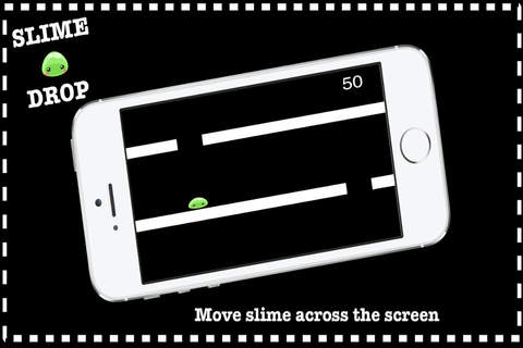 Slime Drop (Move the slime left or right to drop through the holes just don't get squished!) screenshot 3