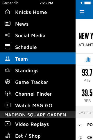 New York Knicks Official App screenshot 2
