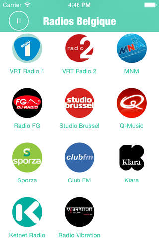 Radios Belgique Pro (Belgium Radio Brussels FM) screenshot 2