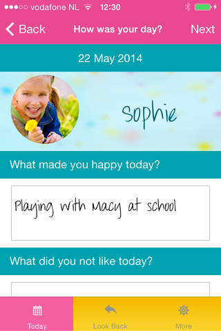 Mini Kids Diary | Raise & educate: process the day with your child screenshot 2