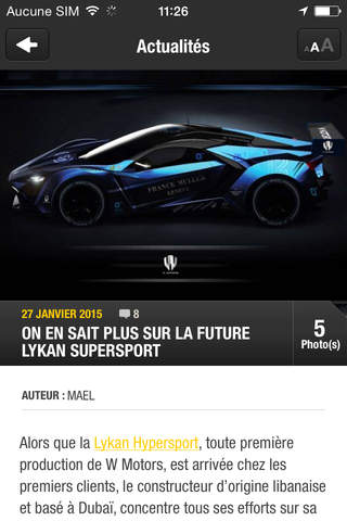 Sport Auto - Actus et vidéos screenshot 2