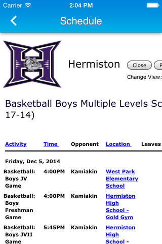 Hermiston Boys Basketball screenshot 4