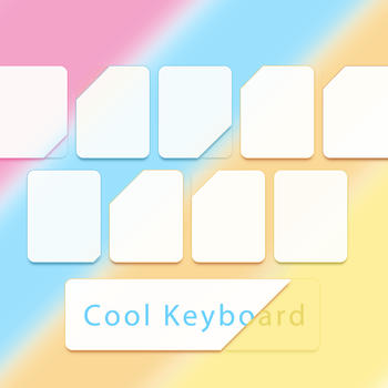 Cool Keyboard for iOS 8 – Customizable keyboard with 800+ emojis, colorful themes, cool fonts, and catchy stickers LOGO-APP點子