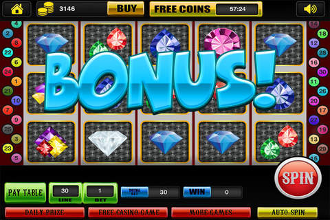 Diamond Jewel Dash Craze Slots Pro Real Casino Mania in Vegas Experience screenshot 4