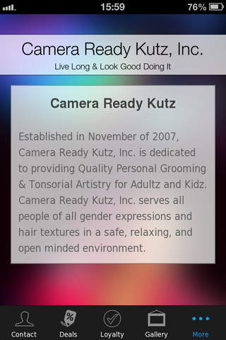 Camera Ready Kutz Inc screenshot 2