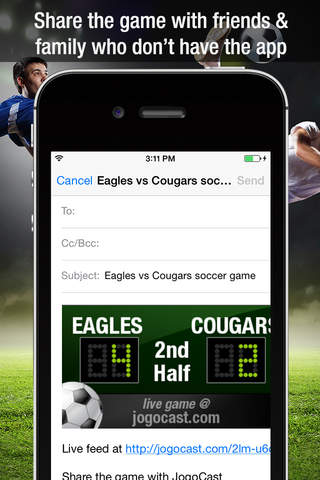 JogoCast Real-time Soccer Scoreboard screenshot 4