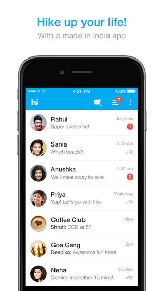 hike messenger