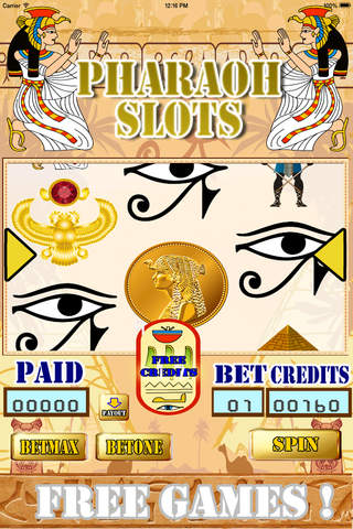 AAA Pharaoh Slots - King of the Nile Free Game! screenshot 4