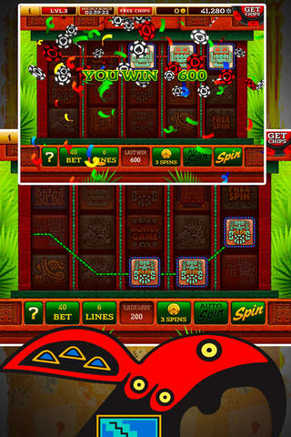 Indian Hawk Red Hot Slots Casino - Classic Slot Machines screenshot 2