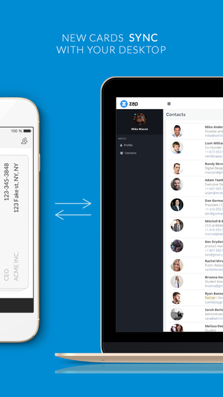 【免費商業App】Zap - The Digital Business Card-APP點子