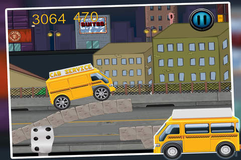 4AM Midnight Cab Drive - Taxi Hill Dash screenshot 3