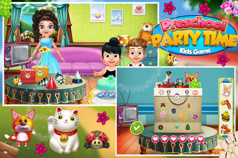 Preschool Party Time Kids Game screenshot 2