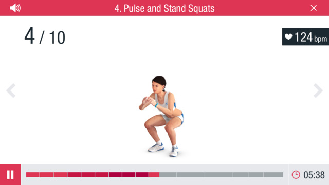 Runtastic Leg Trainer Workouts and Exercises with HD Training Videos