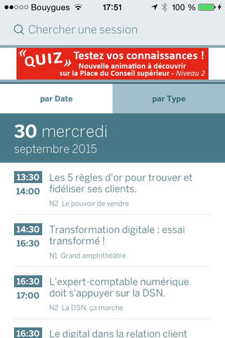 70eme Accountants Congress Paris 2015 screenshot 4