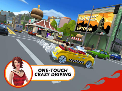 【免費遊戲App】Crazy Taxi™ City Rush-APP點子