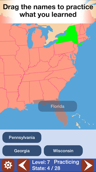 【免費教育App】Geo Touch: Geography Game to Learn the US State Maps, Capitals and Countries of the World-APP點子