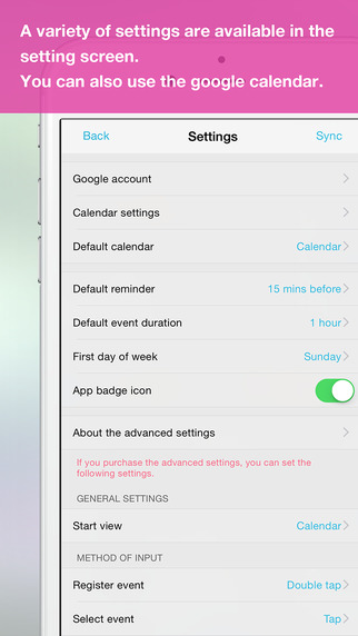 【免費生產應用App】Simple Calendar - GLANCA for Google Calendar-APP點子