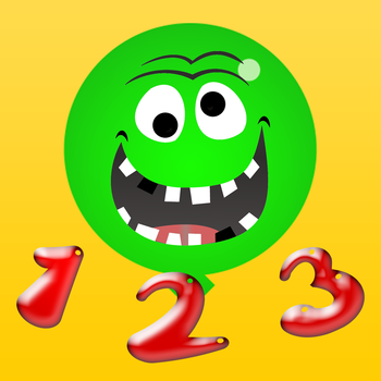 Crazy Balloons 1 2 3 - First Numbers LOGO-APP點子