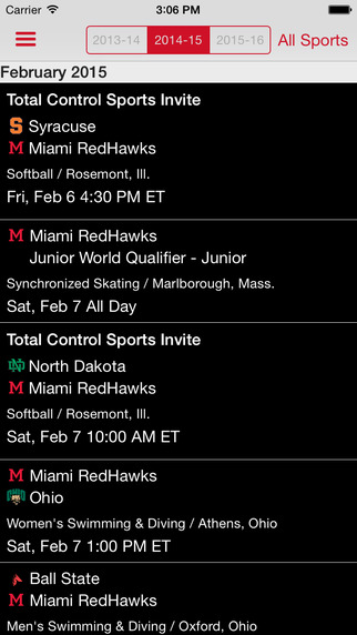 【免費運動App】Miami RedHawks-APP點子