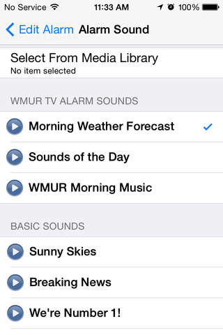 Alarm Clock WMUR News 9 New Hampshire screenshot 4