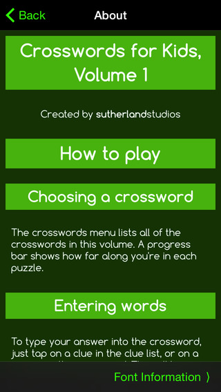 【免費遊戲App】Crosswords for Kids 1-APP點子