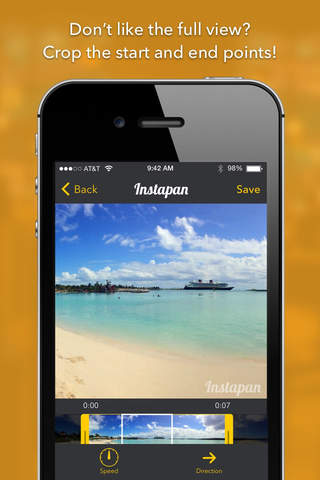 Instapan - Create panorama videos for Instagram screenshot 3