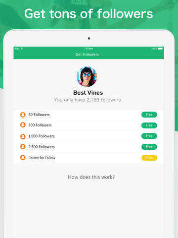 【免費社交App】VFamous - Get Followers for Vine-APP點子