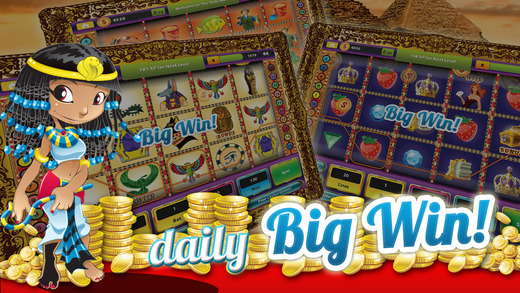 【免費遊戲App】+777+ ACE Cleopatra's Way Of Pyramid Slotmachine - Golden Era Of Gamble, Lucky Spins & Blazing Jackpots !!-APP點子