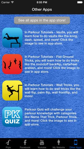 【免費運動App】Parkour Tutorials - Flips-APP點子