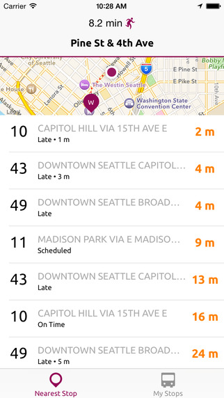 【免費工具App】BusMe — Puget Sound Bus Departures-APP點子