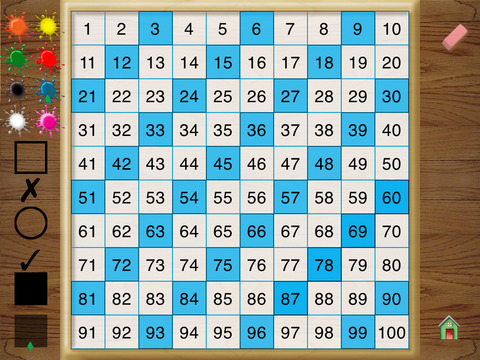 【免費教育App】Hands-On Math Hundreds Chart-APP點子