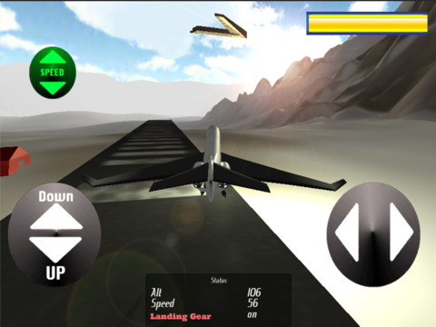 【免費遊戲App】Fly By 3D Flight SImulator-APP點子