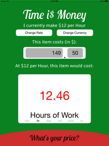 【免費工具App】Time is Money - The True Cost Calculator-APP點子