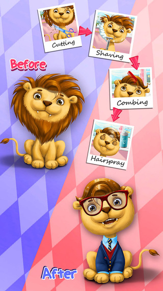 【免費遊戲App】Animal Hair Salon, Dress Up and Pet Style Makeover - Kids Game-APP點子