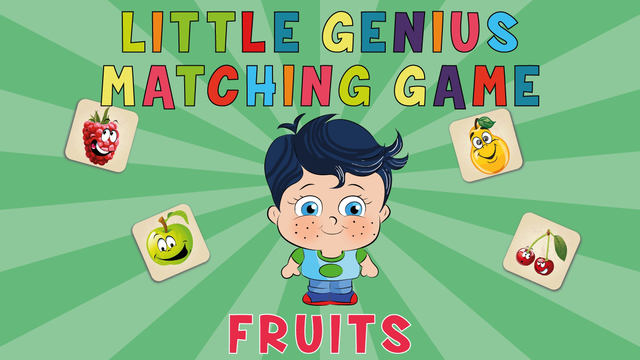 Little Genius Matching Game - Fruits - FREE