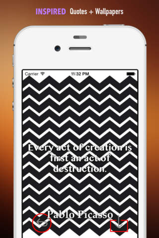 Chevron Wallpapers HD: Quotes Backgrounds Creator with ZigZag Designs and Patterns screenshot 4