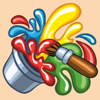 Joyful Color Book - fun educational coloring game for kids to play with colors and sounds LOGO-APP點子