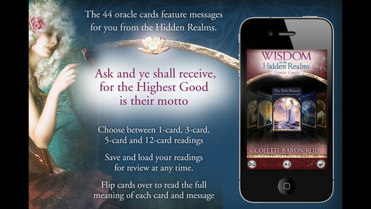 【免費書籍App】Wisdom of the Hidden Realms Oracle Cards - Colette Baron-Reid-APP點子