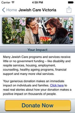 Jewish Care Victoria - support your community, donate and be inspired screenshot 4