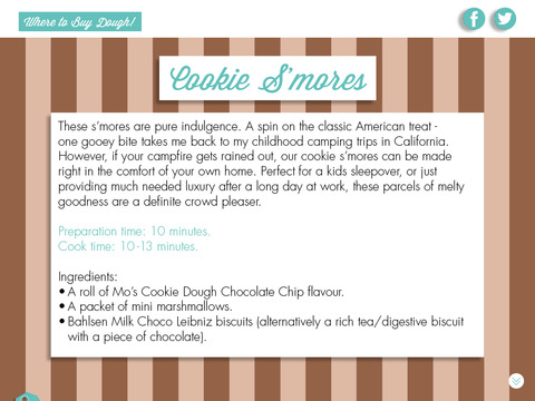 Mo's Cookie Dough Recipe Book screenshot 3