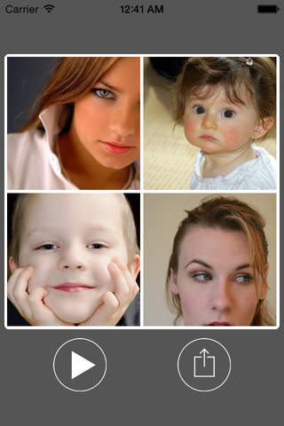 Instant Face Collage - create beautiful layouts with your photos! screenshot 2
