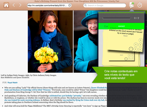 LINGOAL HD - Surf & Learn English Web Browser and eBook Reader screenshot 3