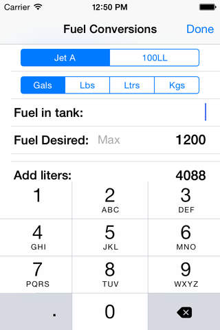 Aviation Fuel Converter Lite screenshot 2