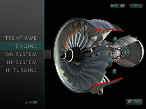 Rolls-Royce Trent XWB Augmented Reality