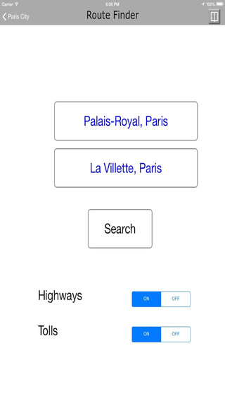 Paris offline Map With Route Finder