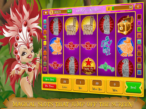 【免費遊戲App】Amazon Jungle Casino Slots FREE - Wild Adventure Las Vegas Slot Machine Games-APP點子